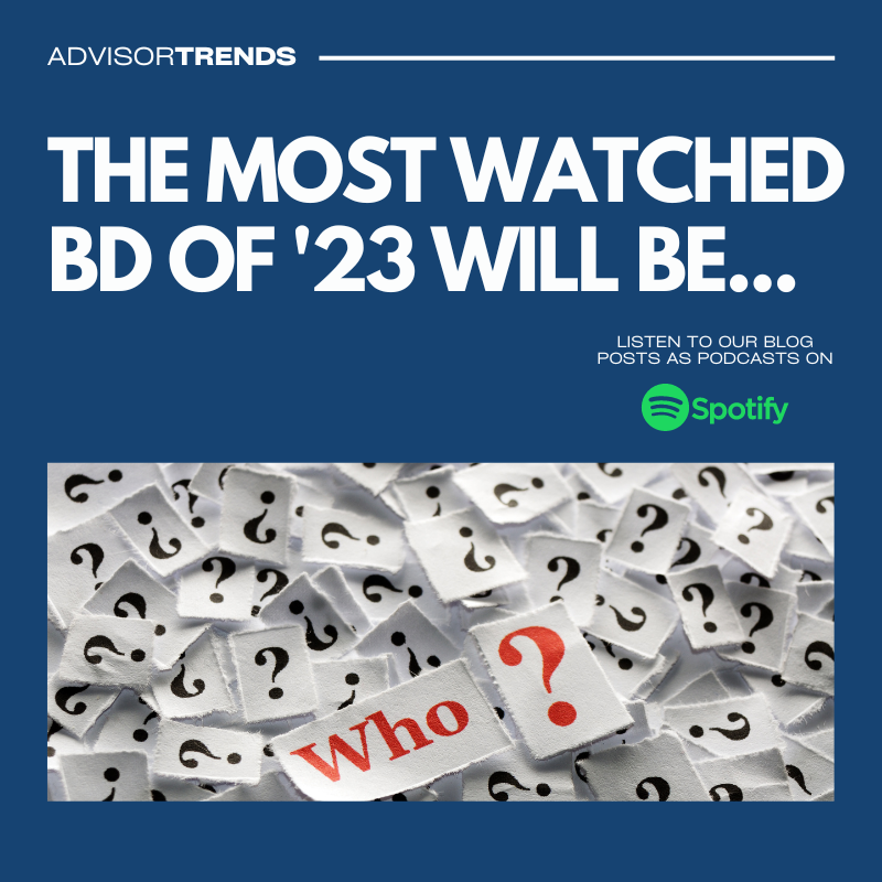 Who will be the most watched BD in 2023?