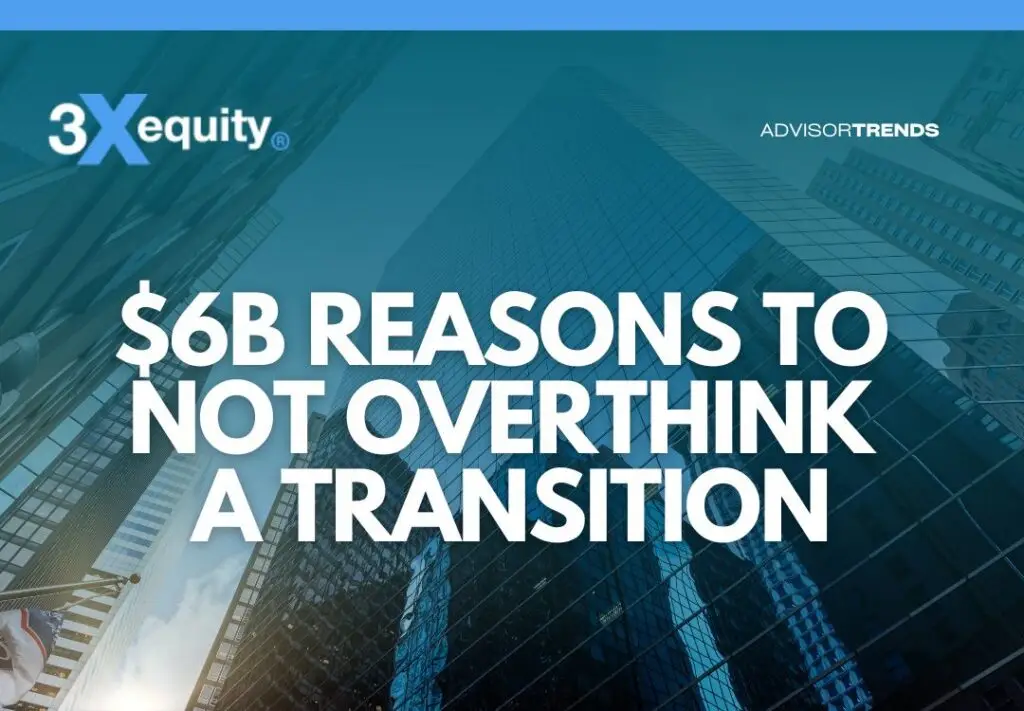$6B Reasons To Not Overthink A Transition